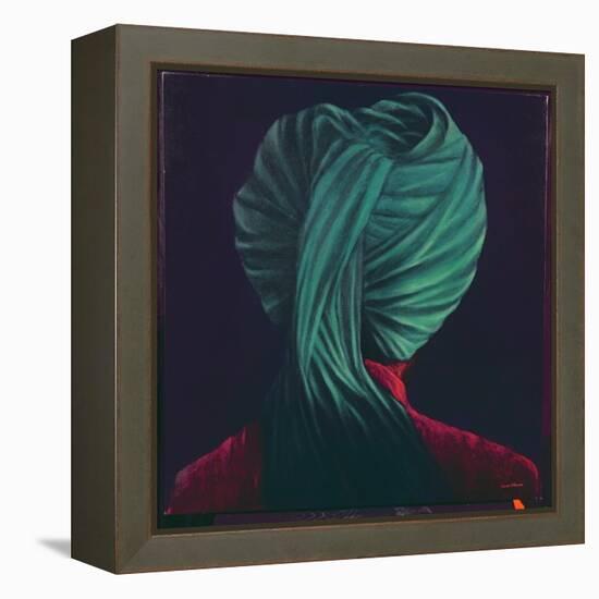 Green Turban-Lincoln Seligman-Framed Premier Image Canvas