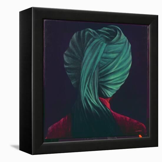 Green Turban-Lincoln Seligman-Framed Premier Image Canvas