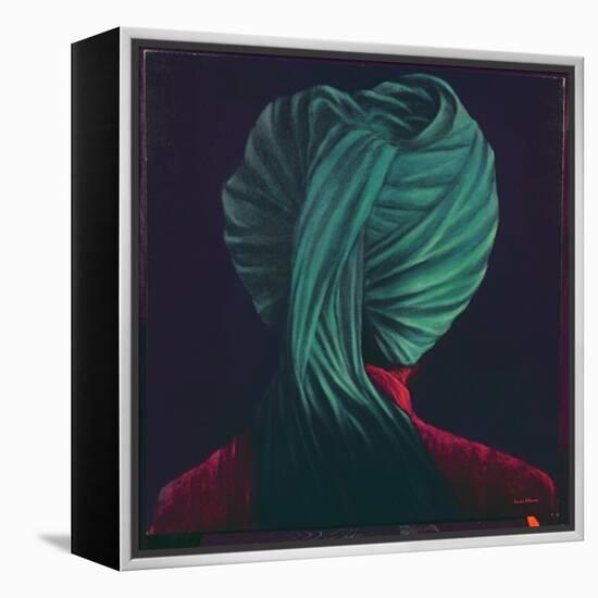 Green Turban-Lincoln Seligman-Framed Premier Image Canvas