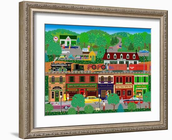 Green Valley-Mark Frost-Framed Giclee Print