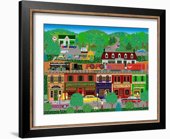 Green Valley-Mark Frost-Framed Giclee Print