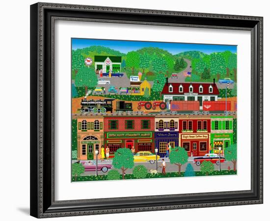 Green Valley-Mark Frost-Framed Giclee Print