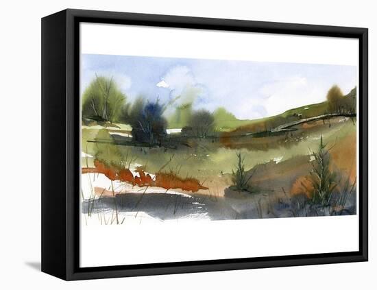 Green Valley-null-Framed Premier Image Canvas