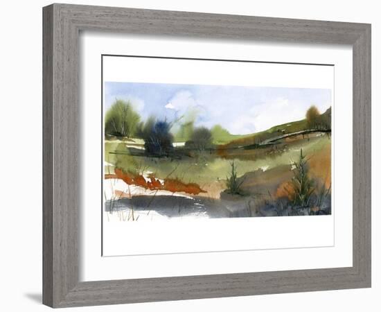 Green Valley-null-Framed Giclee Print