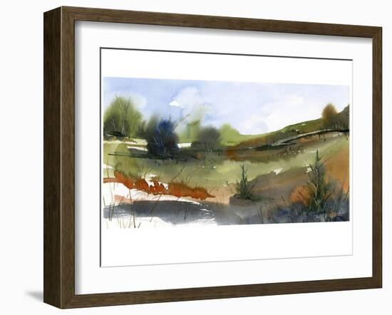 Green Valley-null-Framed Giclee Print