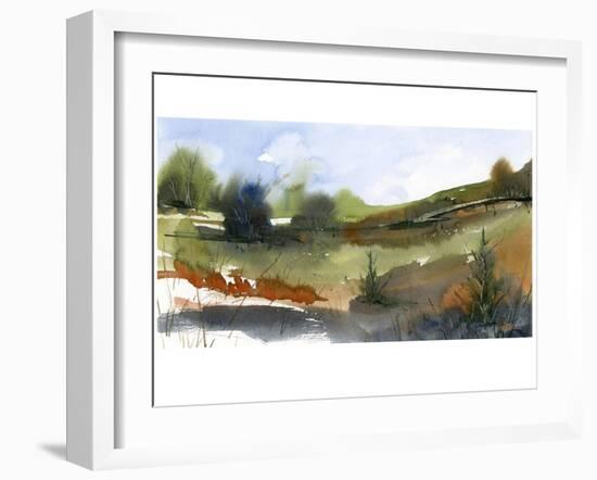 Green Valley-null-Framed Giclee Print