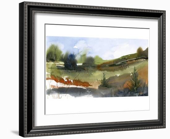 Green Valley-null-Framed Giclee Print