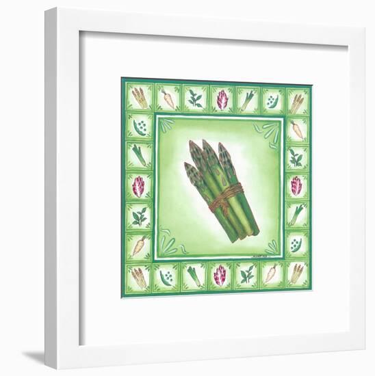 Green Veggies IV-Urpina-Framed Art Print