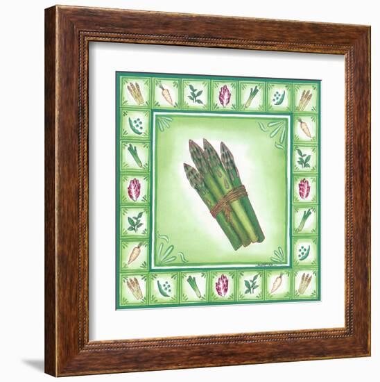 Green Veggies IV-Urpina-Framed Art Print