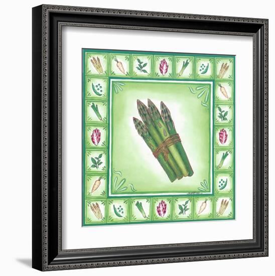 Green Veggies IV-Urpina-Framed Art Print