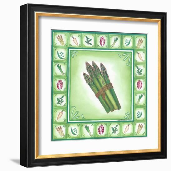 Green Veggies IV-Urpina-Framed Art Print