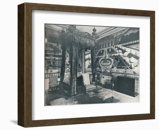 'Green Velvet Room, Stoke Edith', c1909-Unknown-Framed Photographic Print