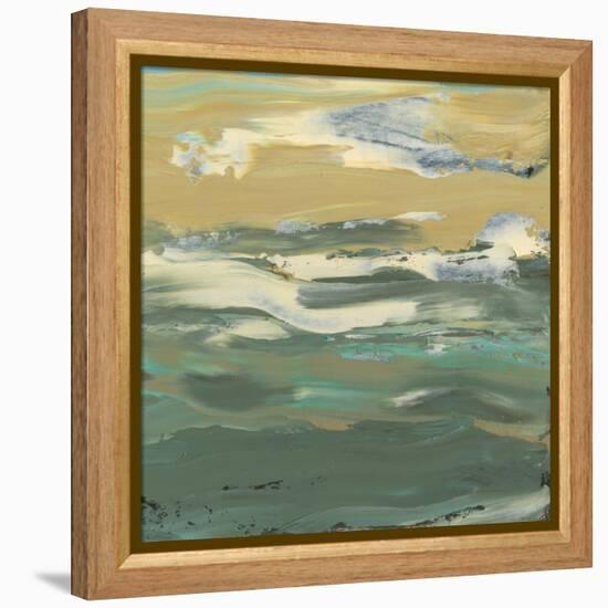 Green Water's Edge II-Alicia Ludwig-Framed Stretched Canvas