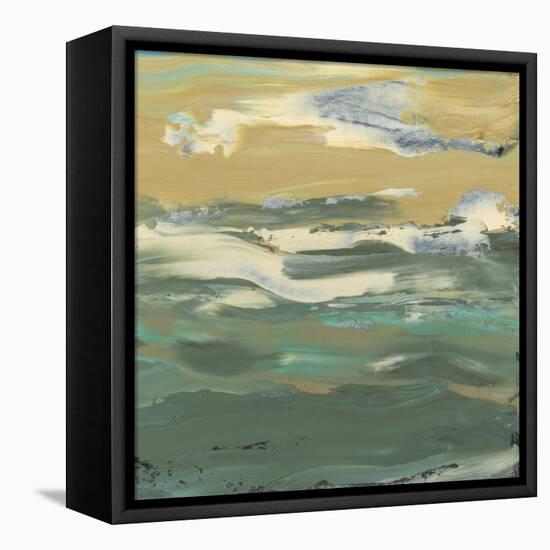 Green Water's Edge II-Alicia Ludwig-Framed Stretched Canvas