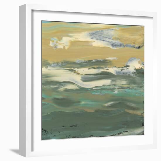 Green Water's Edge II-Alicia Ludwig-Framed Art Print