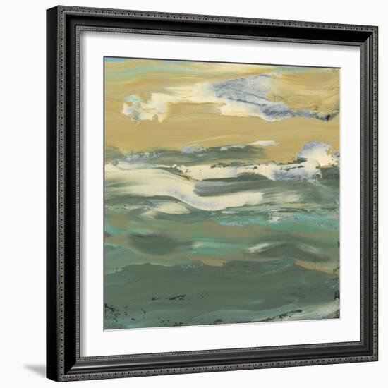 Green Water's Edge II-Alicia Ludwig-Framed Art Print