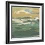 Green Water's Edge II-Alicia Ludwig-Framed Art Print