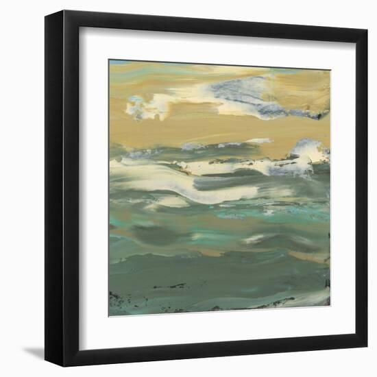 Green Water's Edge II-Alicia Ludwig-Framed Art Print