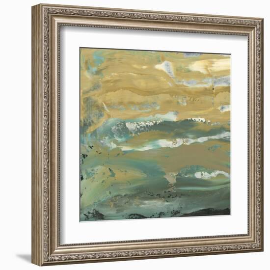 Green Water's Edge III-Alicia Ludwig-Framed Art Print