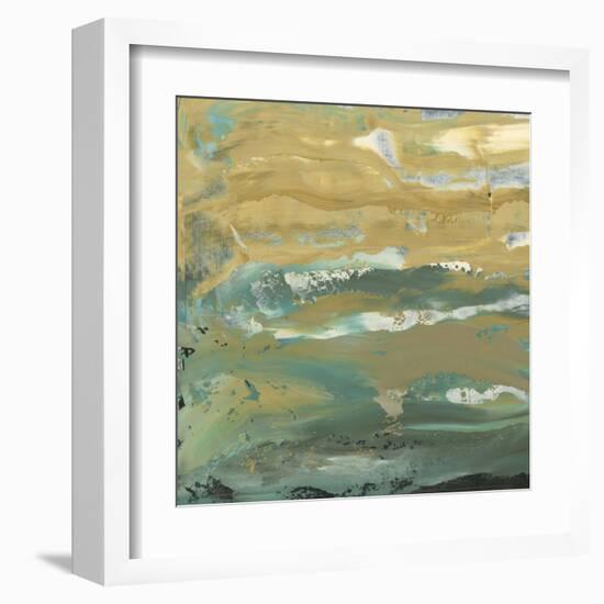 Green Water's Edge III-Alicia Ludwig-Framed Art Print