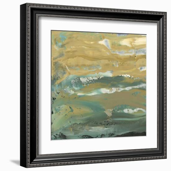 Green Water's Edge III-Alicia Ludwig-Framed Art Print