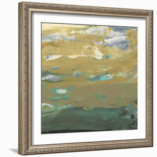 Green Water's Edge IV-Alicia Ludwig-Framed Art Print