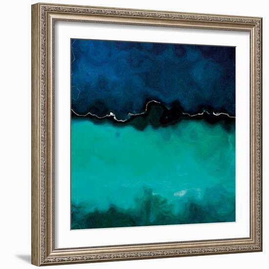 Green Wave-Mark Lawrence-Framed Giclee Print