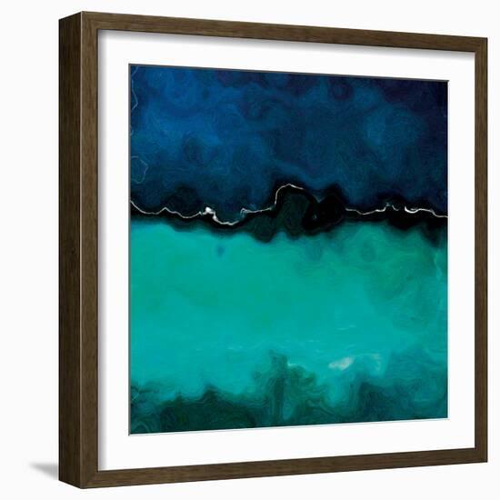 Green Wave-Mark Lawrence-Framed Giclee Print