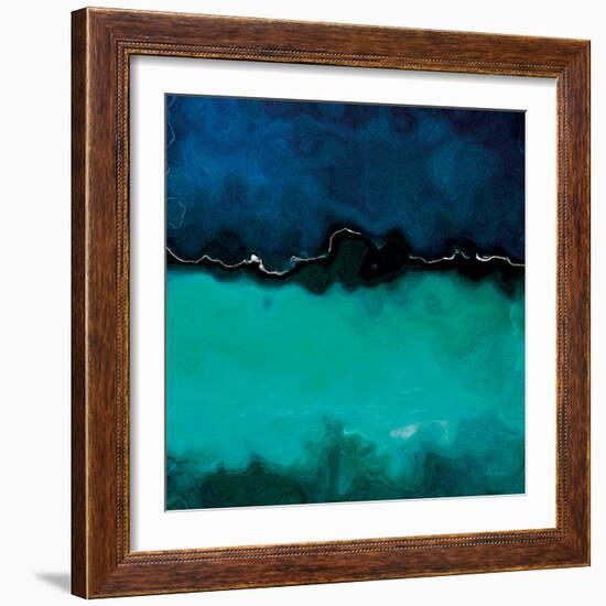 Green Wave-Mark Lawrence-Framed Giclee Print