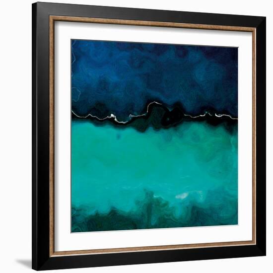 Green Wave-Mark Lawrence-Framed Giclee Print