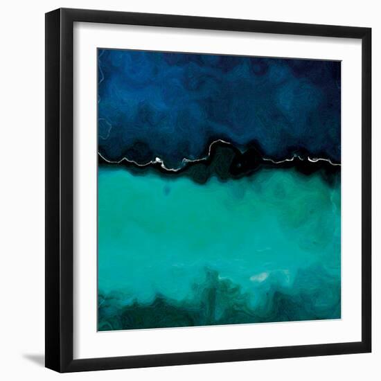 Green Wave-Mark Lawrence-Framed Giclee Print