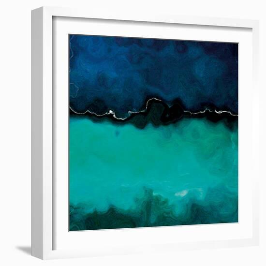 Green Wave-Mark Lawrence-Framed Giclee Print