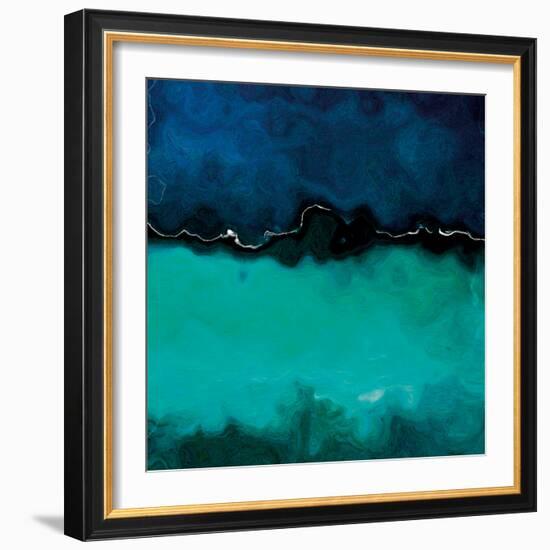 Green Wave-Mark Lawrence-Framed Giclee Print