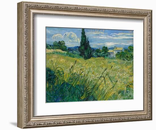 Green Wheat, 1889-Vincent van Gogh-Framed Giclee Print