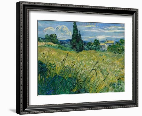 Green Wheat, 1889-Vincent van Gogh-Framed Giclee Print