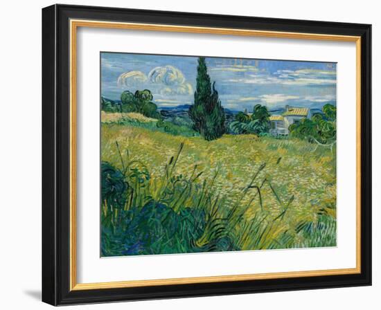 Green Wheat, 1889-Vincent van Gogh-Framed Giclee Print