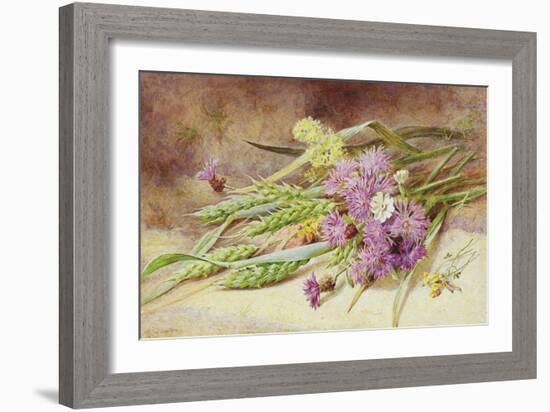 Green Wheat and Wild Flowers-Helen Cordelia Coleman Angell-Framed Giclee Print