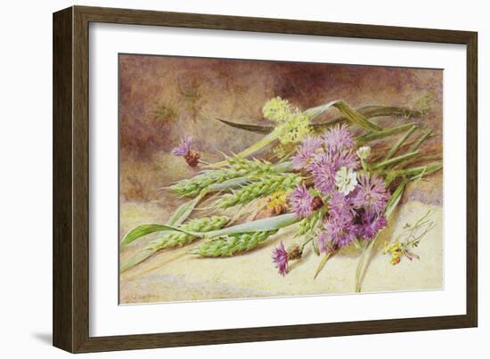 Green Wheat and Wild Flowers-Helen Cordelia Coleman Angell-Framed Giclee Print