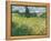 Green Wheat Field with Cypress-Vincent van Gogh-Framed Premier Image Canvas