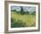 Green Wheat Field with Cypress-Vincent van Gogh-Framed Giclee Print