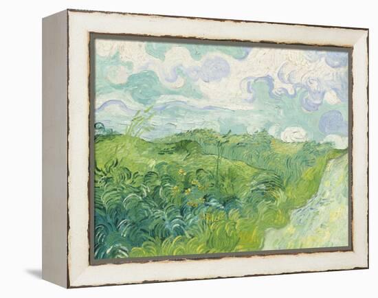 Green Wheat Fields, Auvers, 1890-Vincent van Gogh-Framed Premier Image Canvas