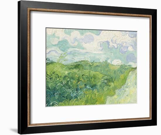 Green Wheat Fields, Auvers, 1890-Vincent van Gogh-Framed Giclee Print