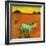 Green Zebra and Cherry Tree, 2005-Gigi Sudbury-Framed Giclee Print