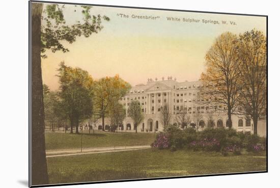 Greenbrier Hotel, White Sulphur Springs, West Virginia-null-Mounted Art Print