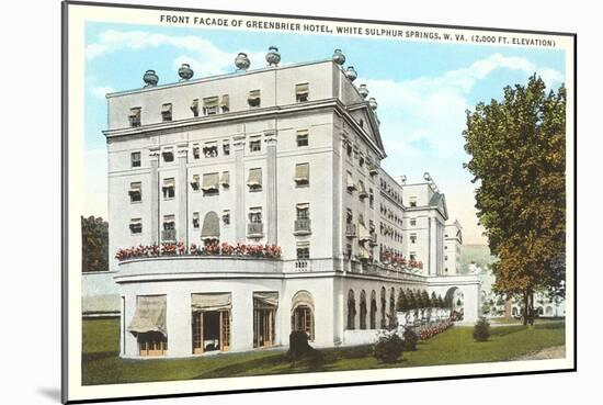 Greenbrier Hotel, White Sulphur Springs, West Virginia-null-Mounted Art Print