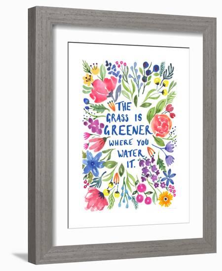 Greener Grass-Elizabeth Rider-Framed Giclee Print