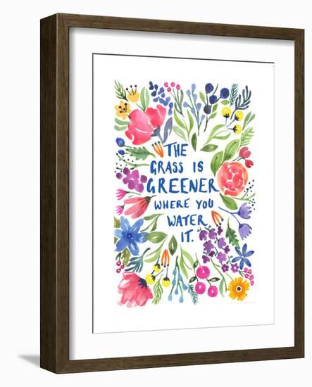 Greener Grass-Elizabeth Rider-Framed Giclee Print