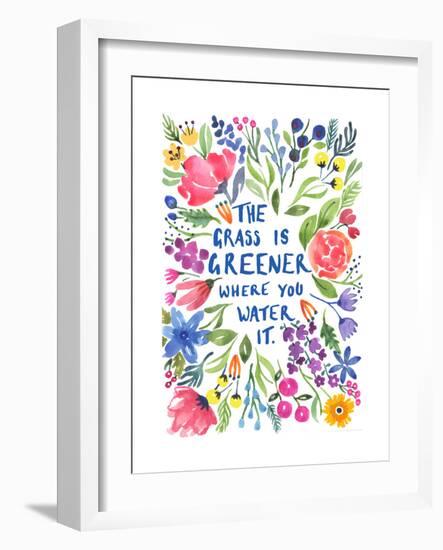 Greener Grass-Elizabeth Rider-Framed Giclee Print