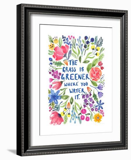 Greener Grass-Elizabeth Rider-Framed Giclee Print