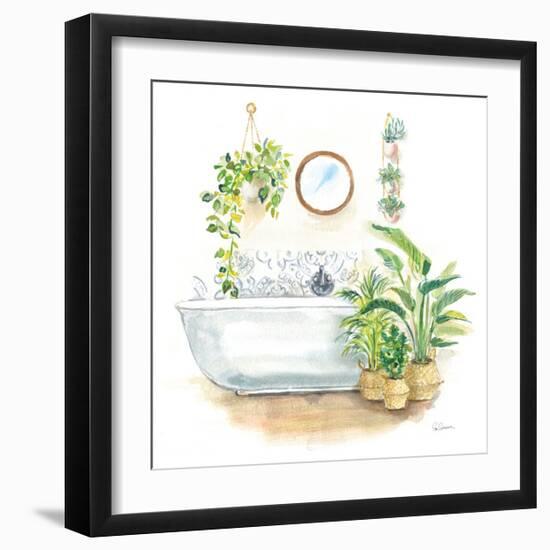 Greenery Bath II-Sue Schlabach-Framed Art Print